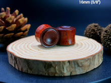 Load image into Gallery viewer, Blood Wood Carved Plugs
