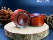Load image into Gallery viewer, Blood Wood Carved Plugs