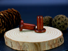 Load image into Gallery viewer, Blood Wood Labret Plugs