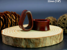Load image into Gallery viewer, Blood Wood Tall Teardrop Tunnels