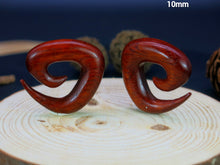 Load image into Gallery viewer, Blood Wood Tri Spirals
