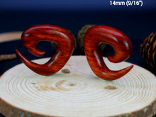 Load image into Gallery viewer, Blood Wood Tri Spirals
