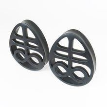 Load image into Gallery viewer, Big Gauge Dark Raintree Teardrop Brimstone Plugs