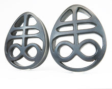 Load image into Gallery viewer, Big Gauge Dark Raintree Teardrop Brimstone Plugs