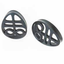 Load image into Gallery viewer, Big Gauge Dark Raintree Teardrop Brimstone Plugs