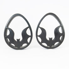 Load image into Gallery viewer, Big Gauge Dark Raintree Vampire Bat Plugs
