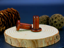 Load image into Gallery viewer, Fijian Mahogany Labret Plugs