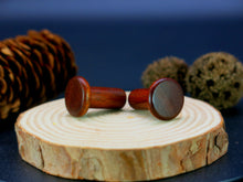 Load image into Gallery viewer, Fijian Mahogany Labret Plugs