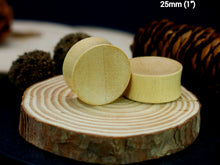 Load image into Gallery viewer, Hevea Wood Concave Plugs