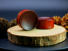 Load image into Gallery viewer, Blood Wood Concave Plugs
