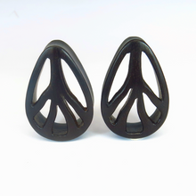Load image into Gallery viewer, Art Nouveau Dark Raintree Teardrop Plugs 3