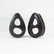 Load image into Gallery viewer, Art Nouveau Dark Raintree Teardrop Plugs 10