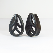 Load image into Gallery viewer, Art Nouveau Dark Raintree Teardrop Plugs 9