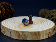 Load image into Gallery viewer, Precision Small Gauge Coconut Palm Single Flare Plugs with Abalone Shell