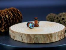 Load image into Gallery viewer, Precision Small Gauge Fijian Mahogany Single Flare Plugs with Abalone Shell