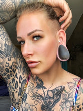 Load image into Gallery viewer, Dark Raintree Classic Concave Teardrop Plugs