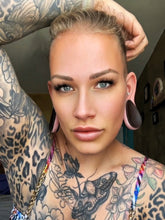 Load image into Gallery viewer, Dark Raintree Classic Concave Teardrop Plugs