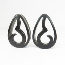 Load image into Gallery viewer, Art Nouveau Dark Raintree Teardrop Plugs 1