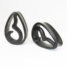 Load image into Gallery viewer, Art Nouveau Dark Raintree Teardrop Plugs 1