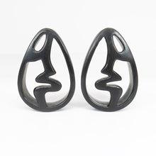 Load image into Gallery viewer, Art Nouveau Dark Raintree Teardrop Plugs 11