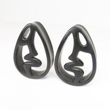Load image into Gallery viewer, Art Nouveau Dark Raintree Teardrop Plugs 11
