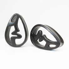 Load image into Gallery viewer, Art Nouveau Dark Raintree Teardrop Plugs 11