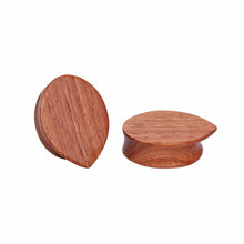 Load image into Gallery viewer, Blood Wood Classic Geometric Teardrop Plugs