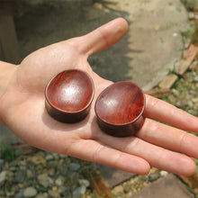 Load image into Gallery viewer, Blood Wood Concave Oval Teardrop Plugs