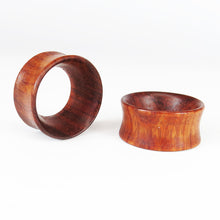 Load image into Gallery viewer, Blood Wood Deep Concave Tunnels