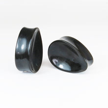 Load image into Gallery viewer, Buffalo Horn Classic Concave Teardrop Plugs