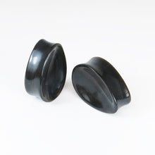 Load image into Gallery viewer, Buffalo Horn Classic Concave Teardrop Plugs