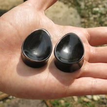 Load image into Gallery viewer, Buffalo Horn Classic Concave Teardrop Plugs