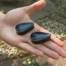 Load image into Gallery viewer, Buffalo Horn Concave Tall Teardrop Plugs