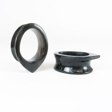 Load image into Gallery viewer, Buffalo Horn Geometric Teardrop Tunnels