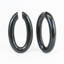 Load image into Gallery viewer, Buffalo Horn Oval Hoops