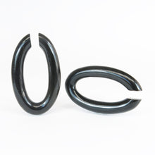 Load image into Gallery viewer, Buffalo Horn Oval Hoops