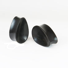 Load image into Gallery viewer, Dark Raintree Classic Concave Teardrop Plugs