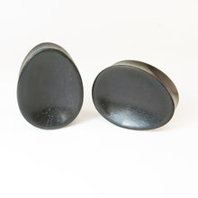Load image into Gallery viewer, Dark Raintree Concave Oval Teardrop Plugs