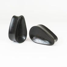 Load image into Gallery viewer, Dark Raintree Concave Tall Teardrop Plugs