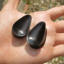 Load image into Gallery viewer, Dark Raintree Concave Tall Teardrop Plugs
