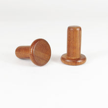 Load image into Gallery viewer, Fijian Mahogany Labret Plugs