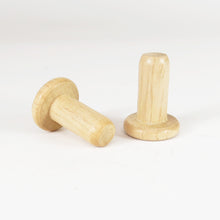 Load image into Gallery viewer, Hevea Wood Labret Plugs