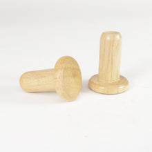 Load image into Gallery viewer, Hevea Wood Labret Plugs