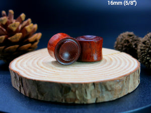 Blood Wood Carved Plugs