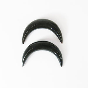 Buffalo Horn Crescent Ear Tusks