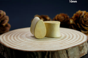 Hevea Wood Classic Teardrop Plugs