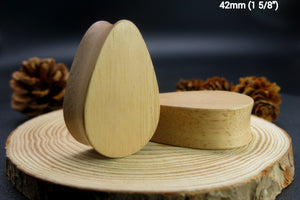 Hevea Wood Classic Teardrop Plugs