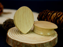 Load image into Gallery viewer, Hevea Wood Classic Geometric Teardrop Plugs
