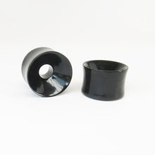 Load image into Gallery viewer, Buffalo Horn Deep Concave Small Bore Tunnels
