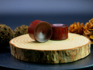 Blood Wood Concave Plugs
